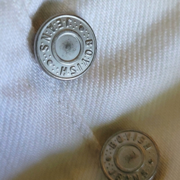 Boyish by Her Avery High Waist Straight leg with ankle ties in Vertigo. - Picture 13 of 13